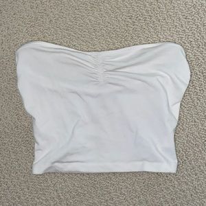 Fun/casual white bandeau top, size small